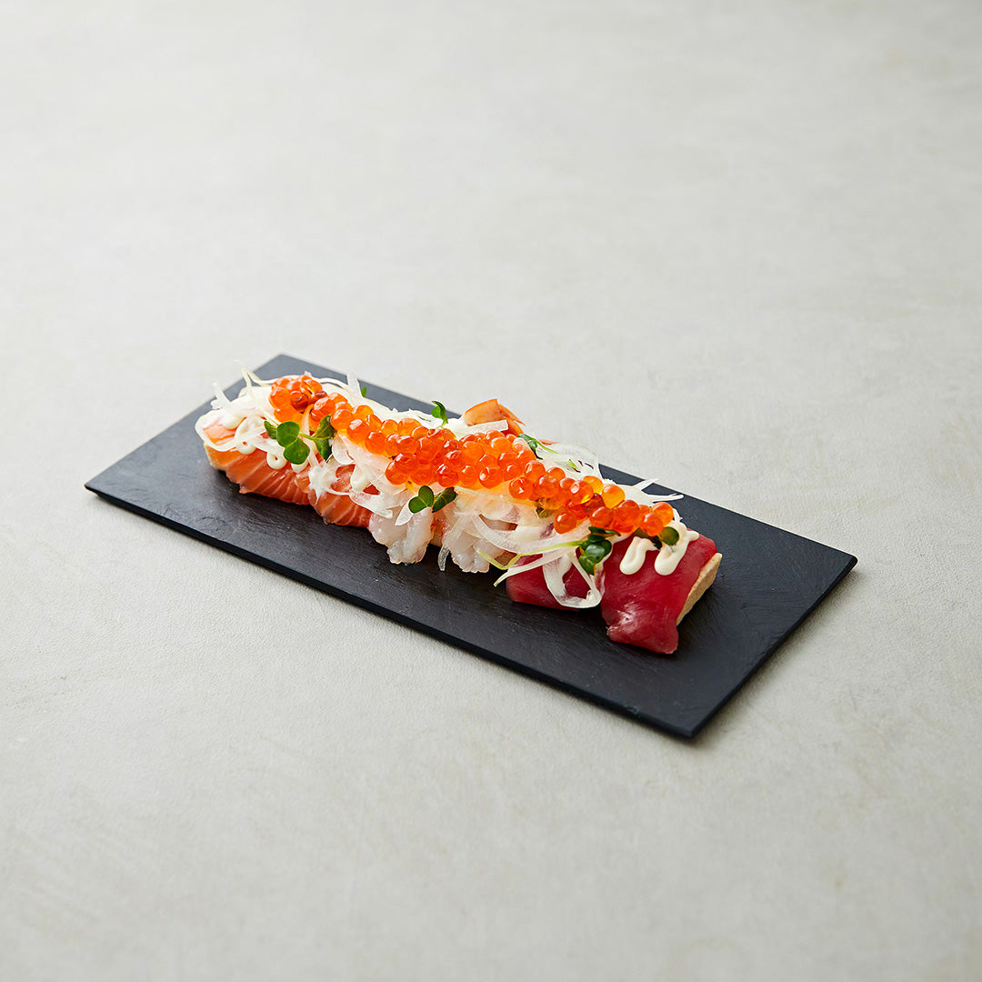 Three-color shrimp